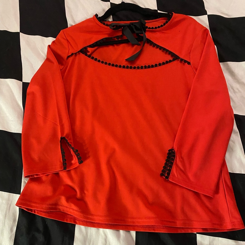Unique Vintage 3/4 Sleeve Top